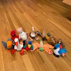 Set of assorted ty Beanie Babies